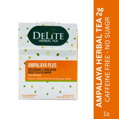 AMPALAYA PLUS Ampalaya Herbal Tea Caffeine Free with No Sugar 2g 1 Sachet