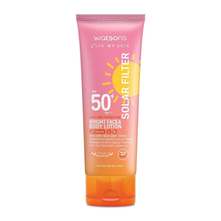 WATSONS Very High Protection Sunscreen White Face & Body Lotion SPF 50+ PA+++ 100ml