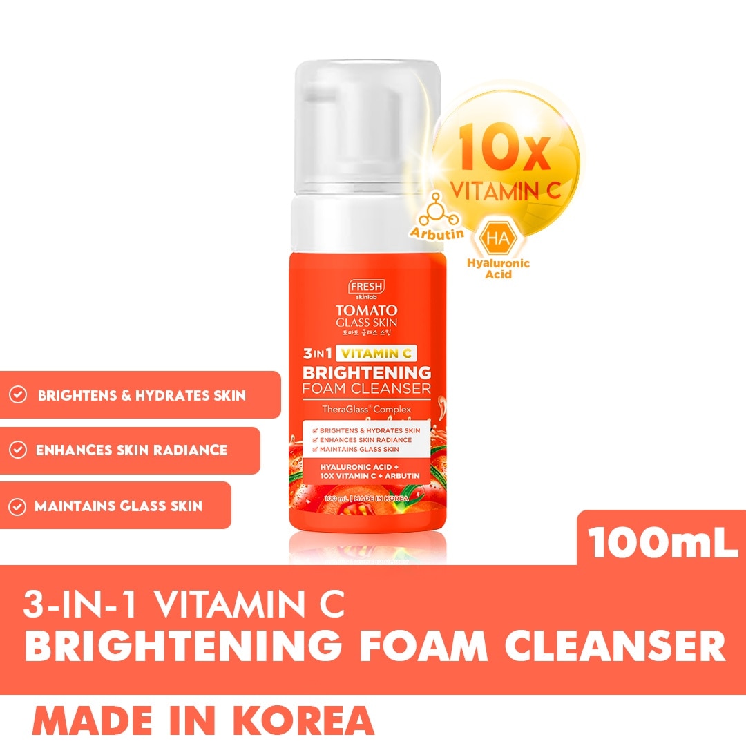 Tomato Glass Skin Gentle Foaming Facial Cleanser 100ml
