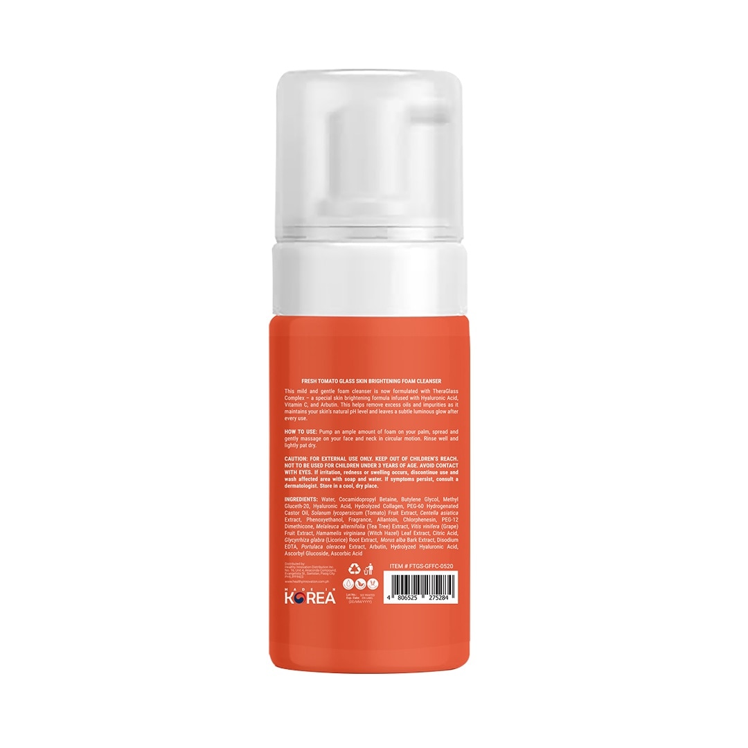 Tomato Glass Skin Gentle Foaming Facial Cleanser 100ml