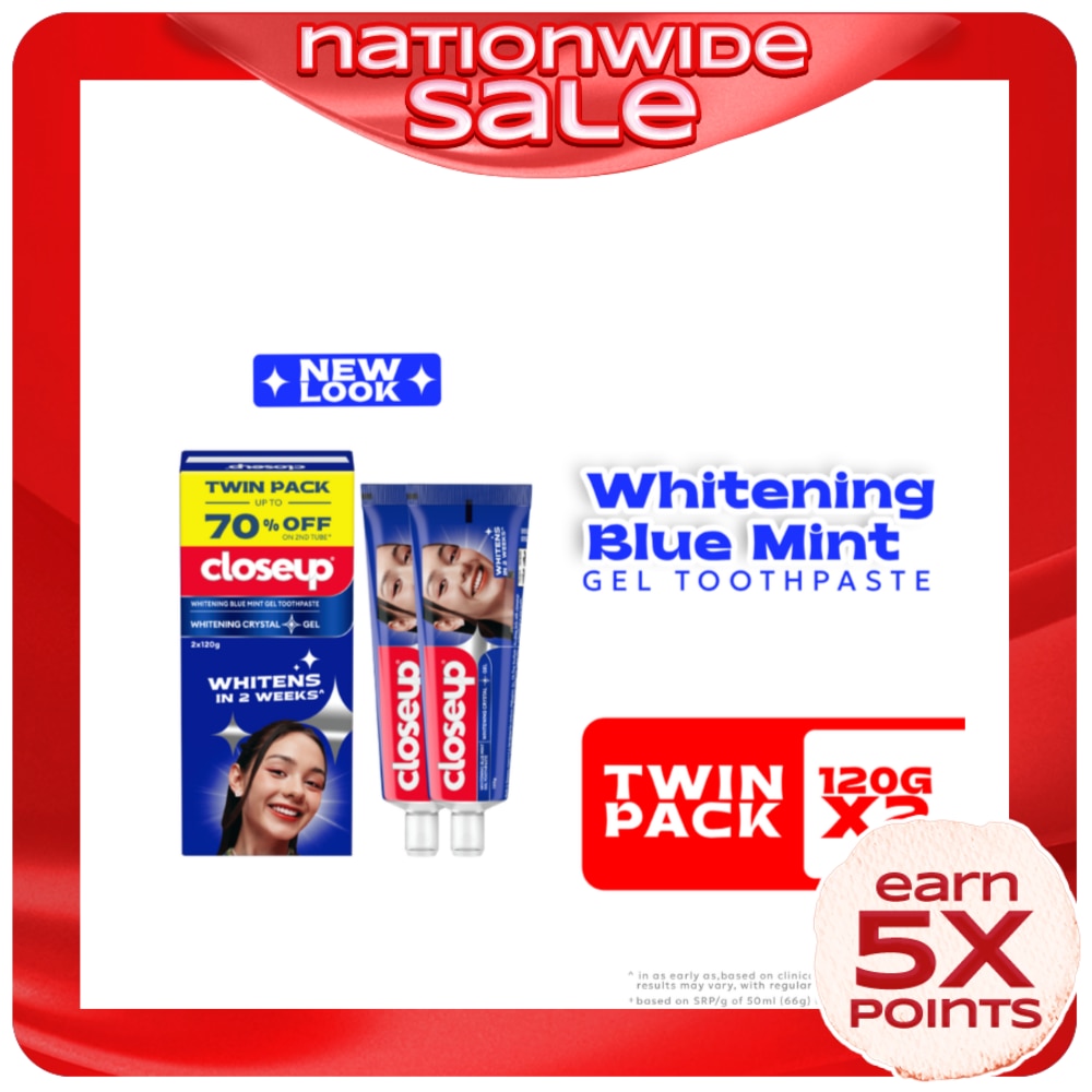 All Around Fresh Cool Mint Toothpaste 2x125g