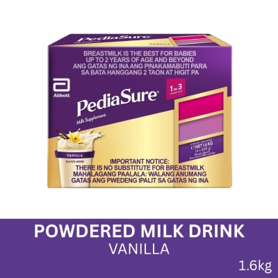 PEDIASURE PEDIASURE Vanilla 1 to 3 Years Old 1.6kg