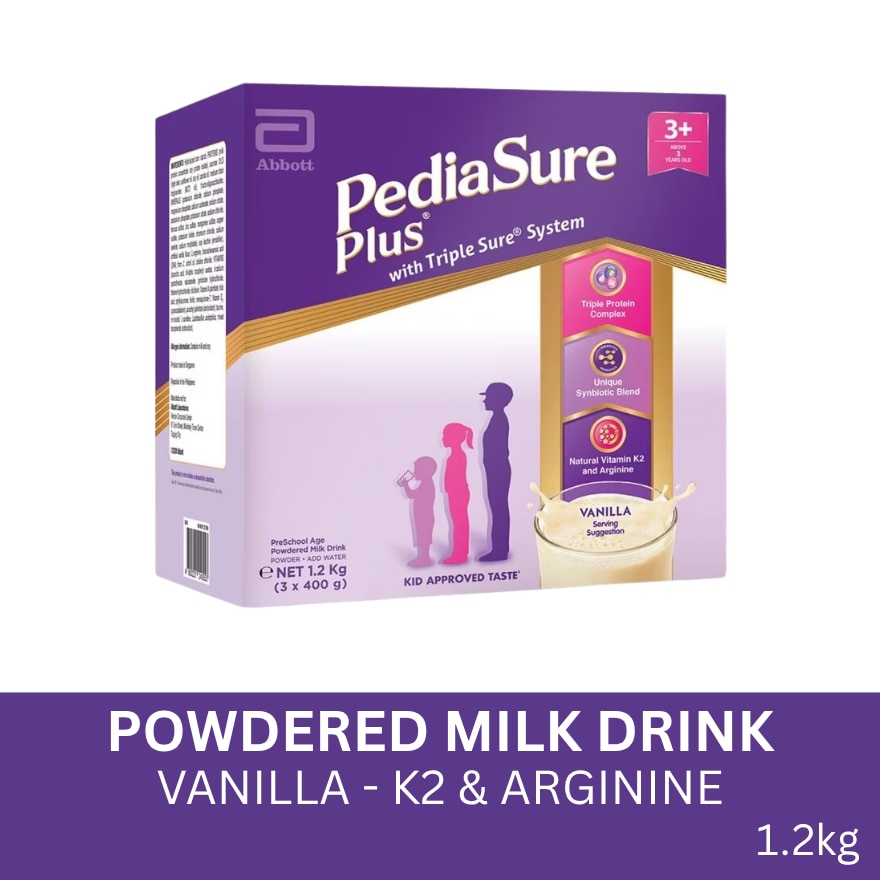 Plus Vanilla 1.2kg With K2 and Arginine
