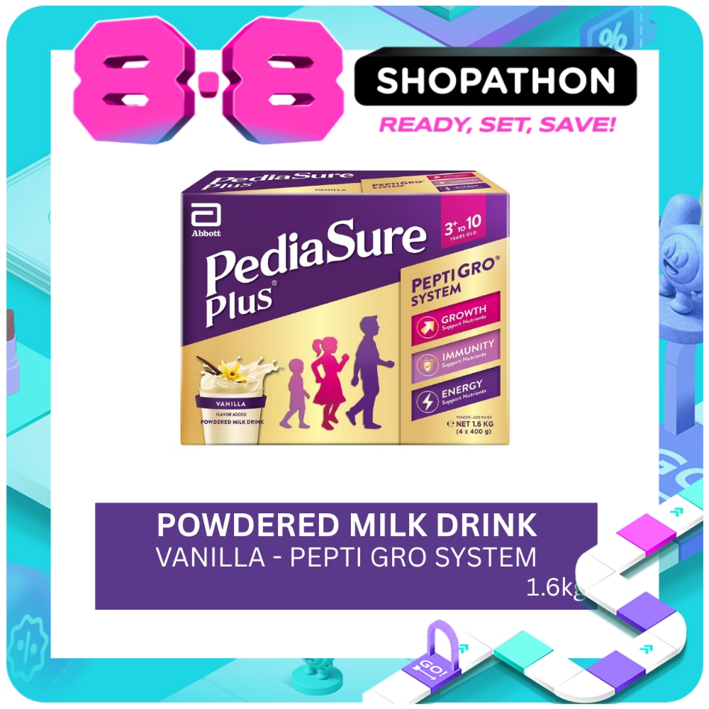 PEDIASURE Plus Vanilla 3 to 10 Years Old 1.6kg image