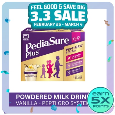 PEDIASURE PEDIASURE Plus Vanilla 3 to 10 Years Old 1.6kg