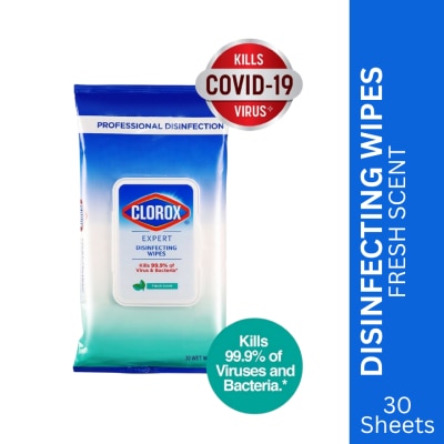 CLOROX Disinfecting Wipes Fresh Scent 30 Wipes
