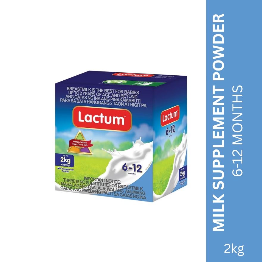 LACTUM Milk Supplement Powder for 6-12 Months Old 2kg