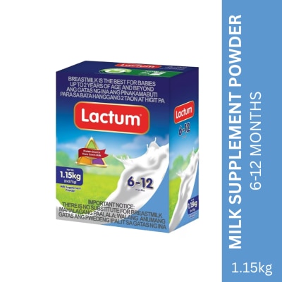 LACTUM LACTUM Milk Supplement Powder for 6-12 Months Old 1.15kg