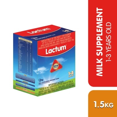 LACTUM LACTUM Milk Supplement Powder for 1 3 Years Old 1.5kg image