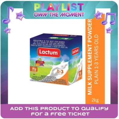 LACTUM - LACTUM Milk Supplement Powder for 1-3 Years Old 2kg