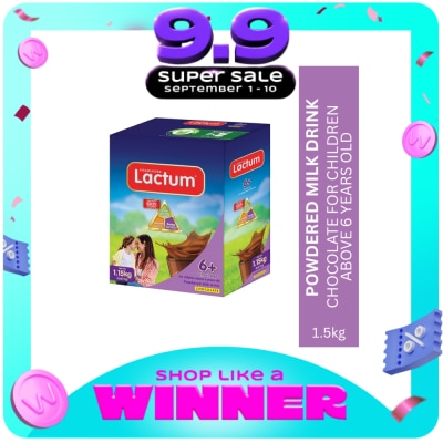 LACTUM - LACTUM Chocolate Milk Supplement Powder for 6+ Years Old 1.15kg image