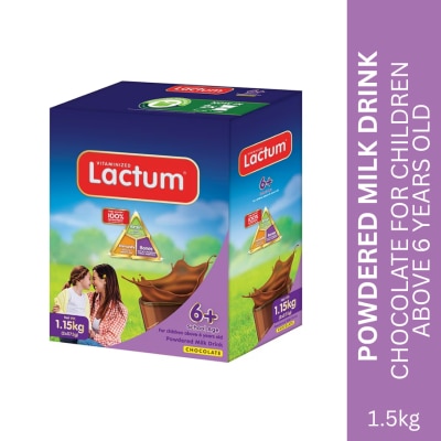 LACTUM LACTUM Chocolate Milk Supplement Powder for 6+ Years Old 1.15kg