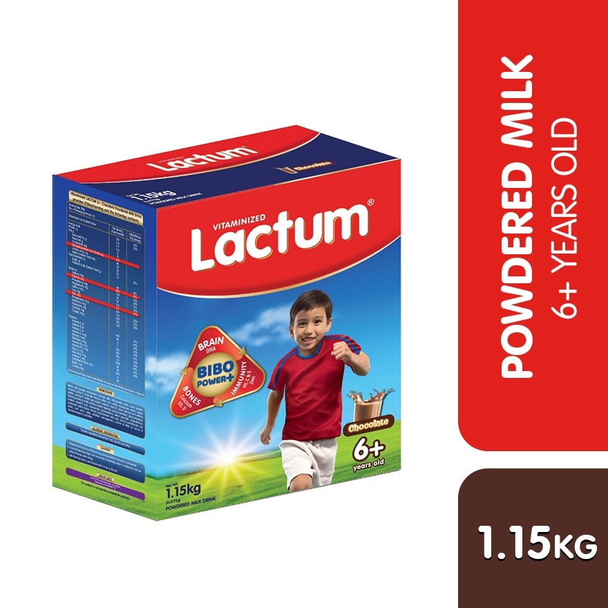 LACTUM Chocolate Milk Supplement Powder for 6+ Years Old 1.15kg image