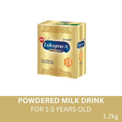 ENFAGROW A+ Three NuraPro Milk Supplement Powder for 1-3 Years Old 1.2kg