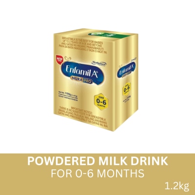 ENFAMIL A+ One NuraPro Powdered Infant Formula for 0-6 Months Old 1.2kg