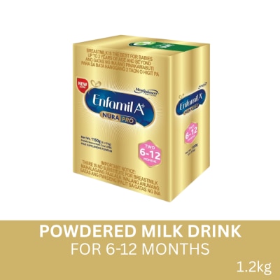 ENFAMIL A+ Two NuraPro Powdered Milk Supplement Powder for 6 to 12 Months Old 1.2kg