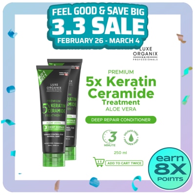 LUXE ORGANIX Luxe Organix Keratin Aloe Vera Treatment 250ml