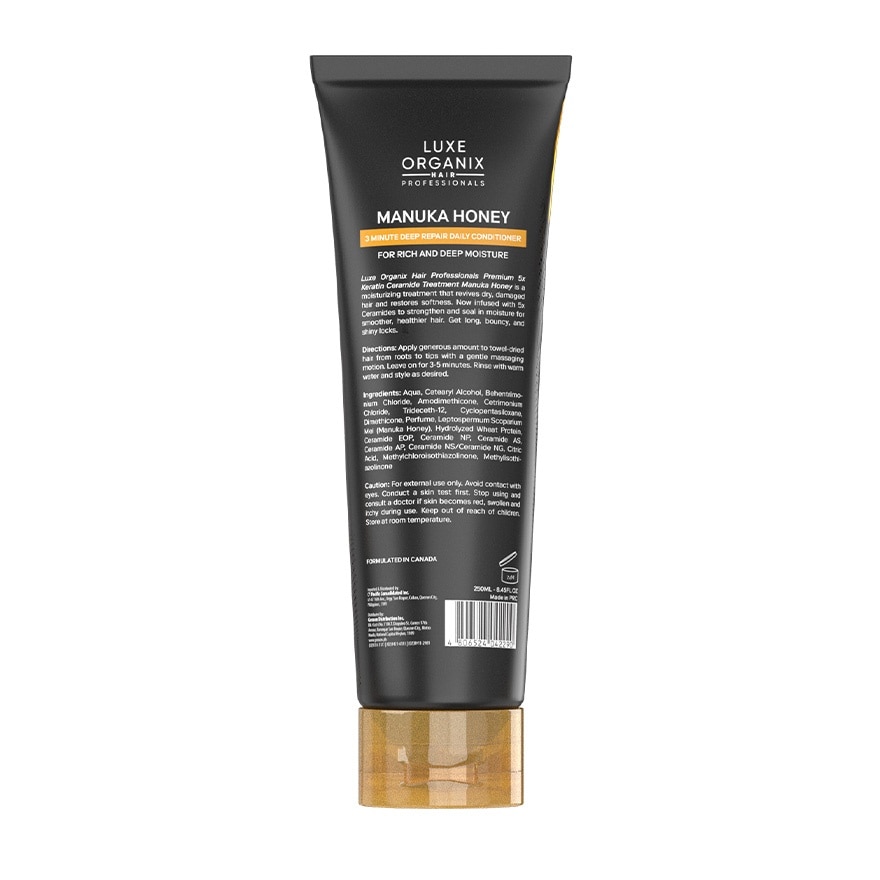 Luxe Organix Keratin Manuka Honey Treatment 250ml
