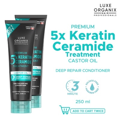 LUXE ORGANIX Luxe Organix Premium Keratin Castor Oil Treatment 250ml