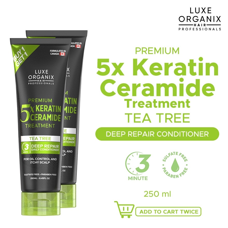 Luxe Organix Keratin Tea Tree Treatment 250ml