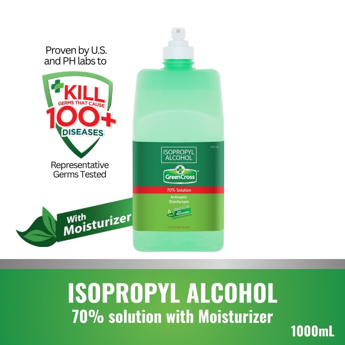 Isopropyl Alcohol 70% Solution 1000ml