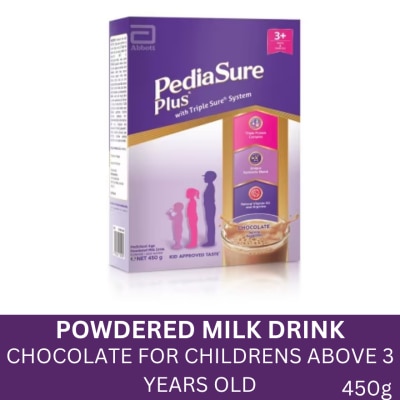 PEDIASURE Plus Choco 450g With K2 and Arginine