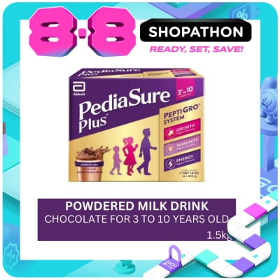 PEDIASURE - PEDIASURE Plus Chocolate 3 to 10 Years Old 1.6kg image