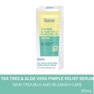 DR SENSITIVE Tea Tree & Aloe Vera Pimple Relief Serum 30ml