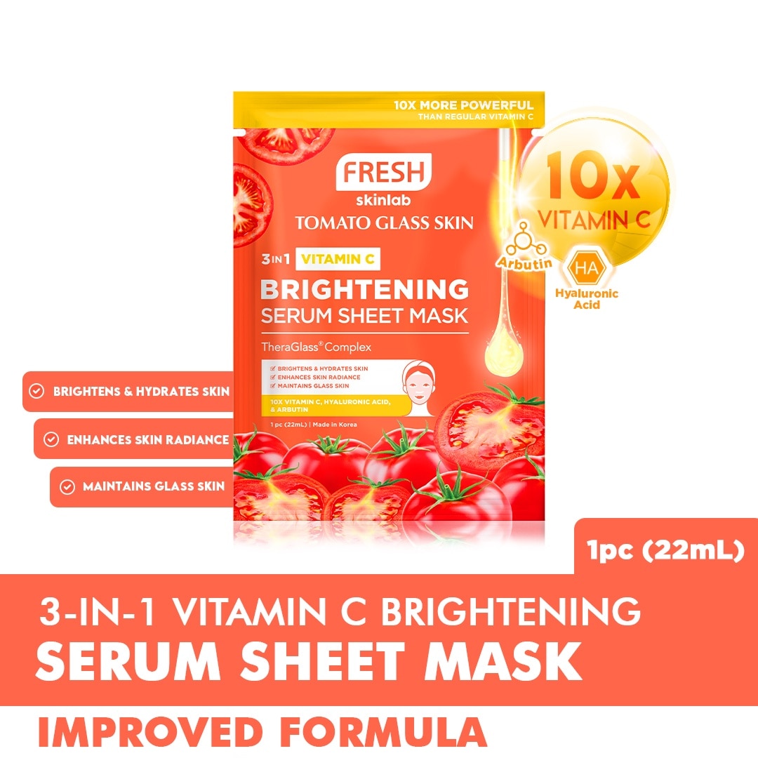 Tomato Glass Skin Tomato Serum Sheet Mask 22ml