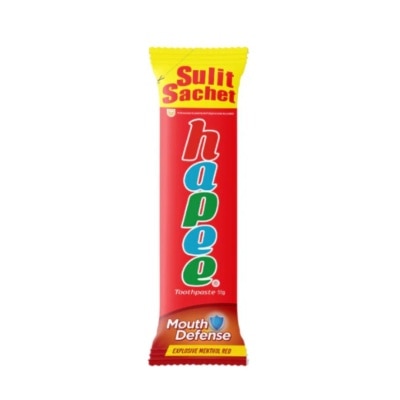 HAPEE Hapee Tooth Paste Explosive Menthol Red Sulit Sachet 55g