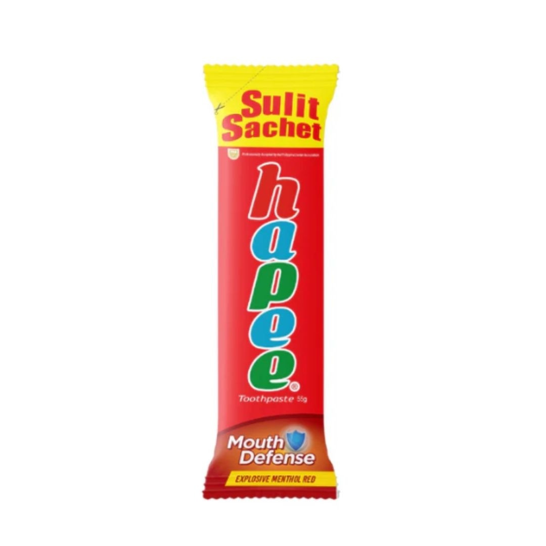 Hapee Tooth Paste Explosive Menthol Red Sulit Sachet 55g