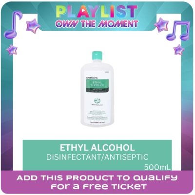 WATSONS - Ethyl Alcohol 70% Solution Disinfectant/Antiseptic 500mL