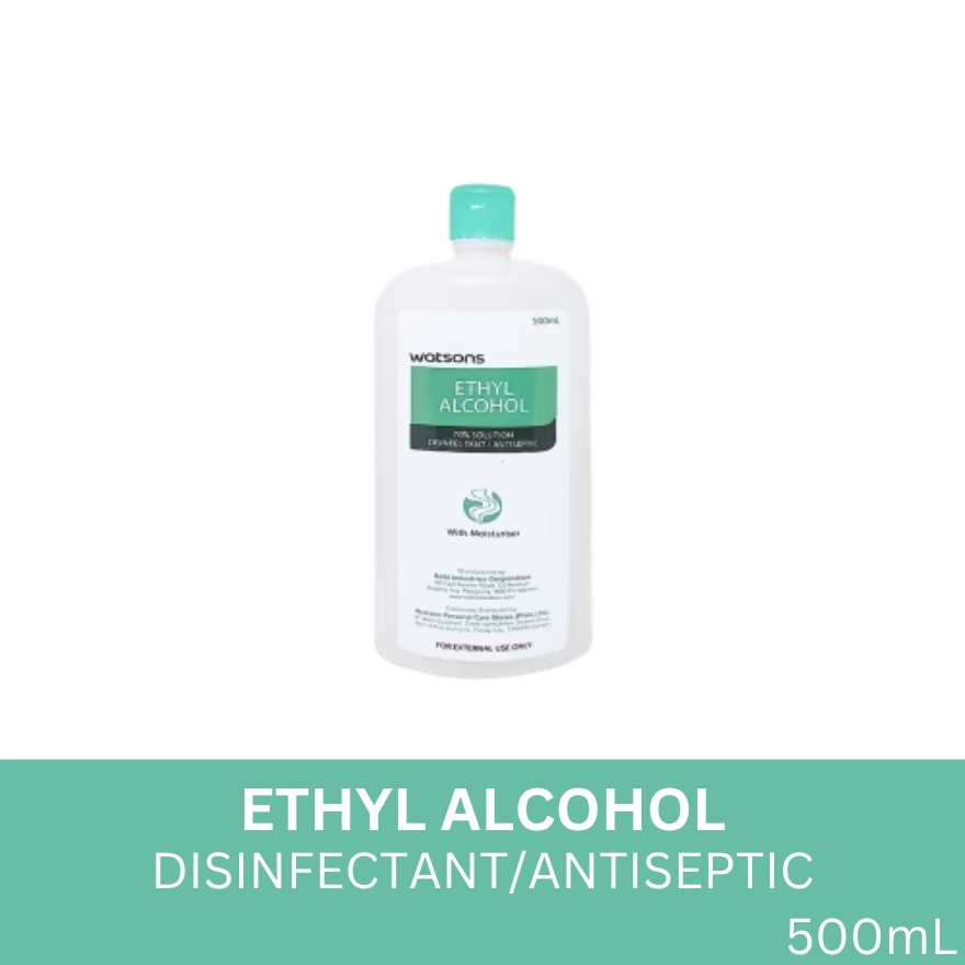 Ethyl Alcohol 70% Solution Disinfectant/Antiseptic 500mL