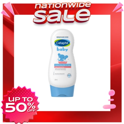 CETAPHIL Cetaphil Baby Ultra Moisturizing Bath & Wash 230ml [Hypoallergenic]