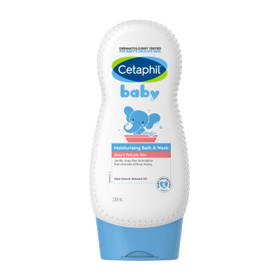 CETAPHIL Cetaphil Baby Ultra Moisturizing Bath & Wash 230ml [Hypoallergenic]