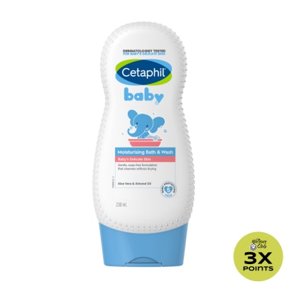 CETAPHIL Cetaphil Baby Ultra Moisturizing Bath & Wash 230ml [Hypoallergenic]