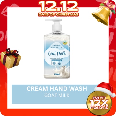 WATSONS Goat Milk Scented Cream Hand Wash 500ml