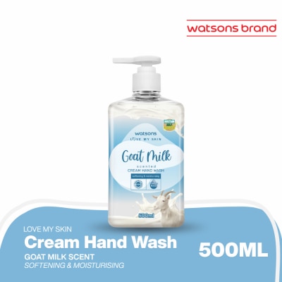 WATSONS Goat Milk Scented Cream Hand Wash 500ml