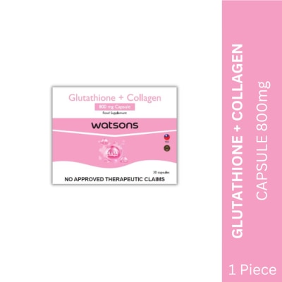 WATSONS GENERICS WATSONS GENERICS Glutathione + Collagen 800mg Sold Per Piece