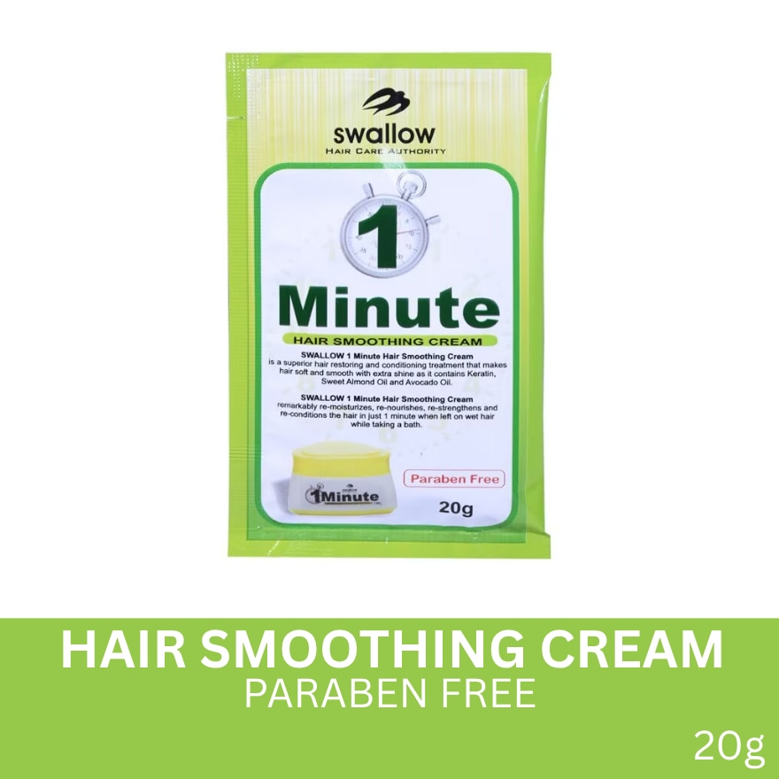 1 Minute Hair Smoothing Cream Sachet 20g