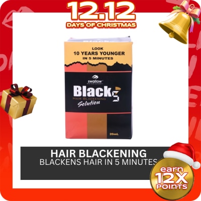 SWALLOW Black 5 Hair Blackening Solution 20ml