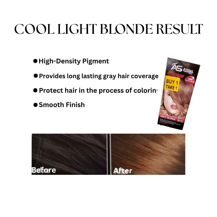 Hair Color Light Blonde 8/0