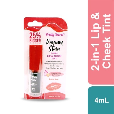 PRETTY SECRET Rosy Red Lip & Cheek Tint 2.7ml