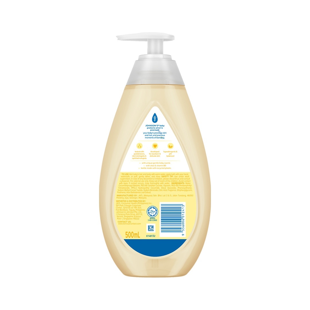 Johnson's Top to Toe Baby Wash 500ml-Newborn,Baby Essentials,Baby Care,Baby Bath,Body Wash For Baby