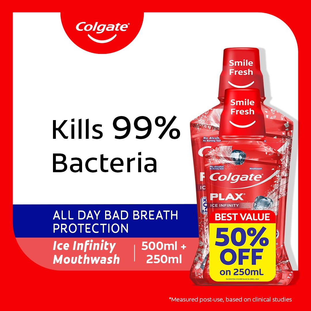 COLGATE Plax Ice Infinity 500ml + 250ml Pack