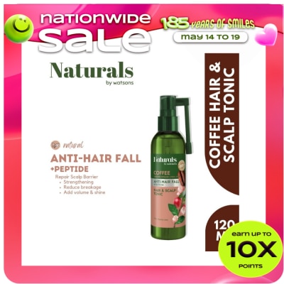NATURALS WS - Coffee Hair and Scalp Tonic 120ml