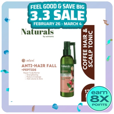 NATURALS WS Coffee Hair and Scalp Tonic 120ml