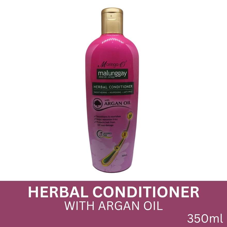 Moringa-O2 Herbal Anti-Frizz Conditioner with Argan Oil 350ml