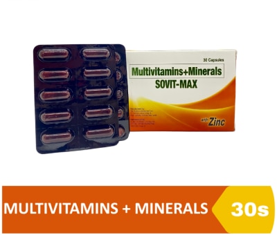 SOVIT SOVIT Sovit-Max Multivatimins + Minerals Sold Per Piece