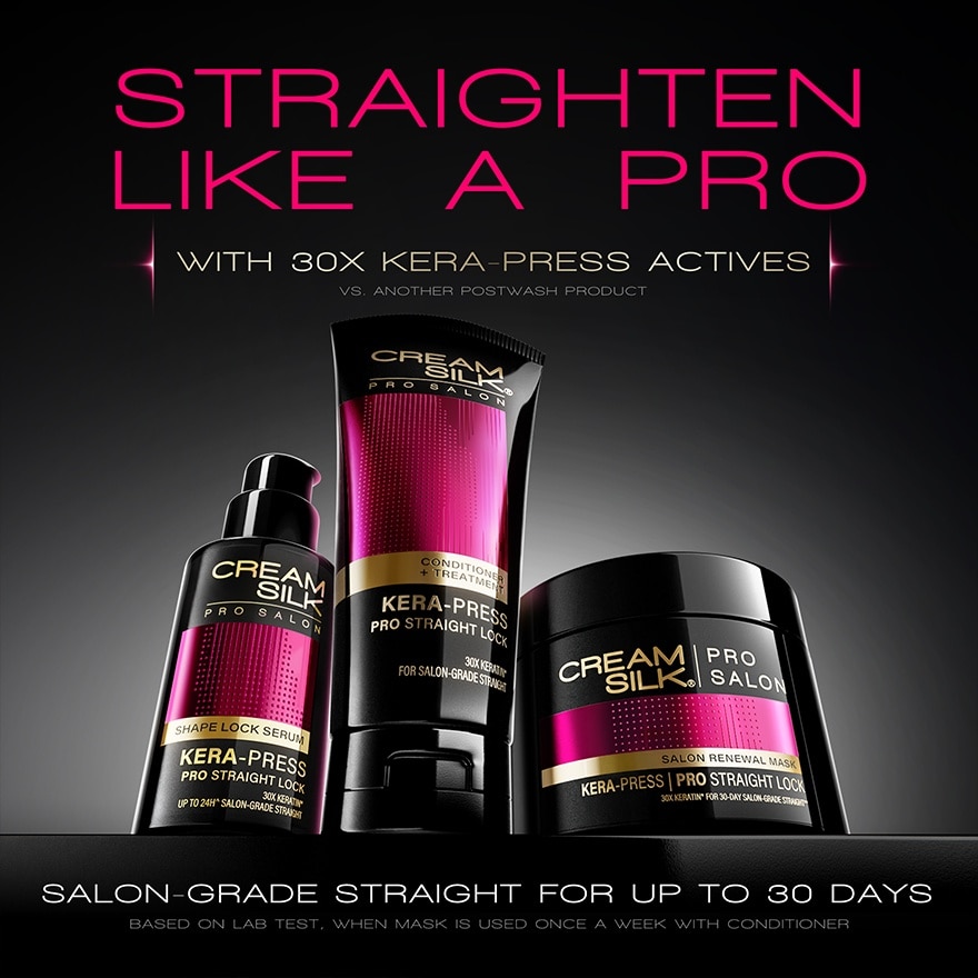Cream Silk Triple Keratin Rescue Conditioner Ultimate Straight 340ML image